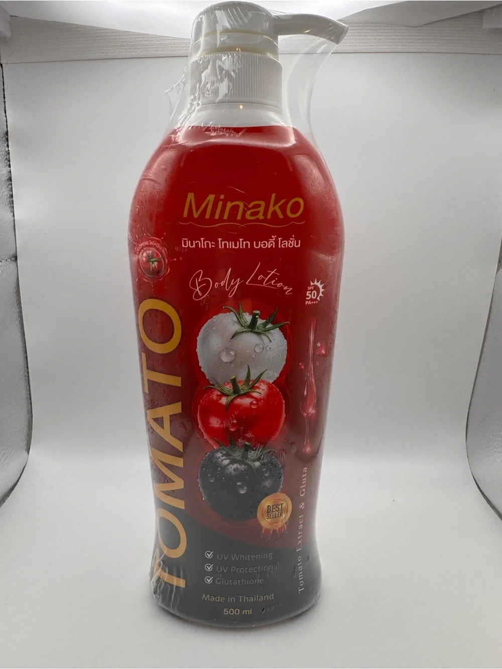 Minako Tomato Body Lotion - UV Protection Red